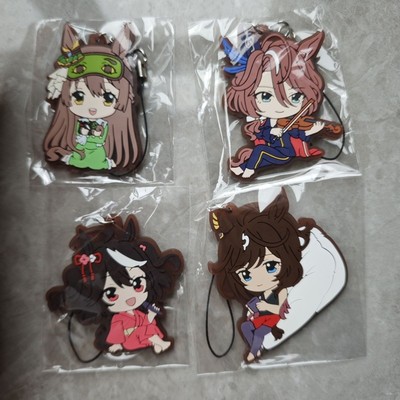 赛马娘PrettyDerby目白麦昆伏特加橡胶挂件日单散货无声铃鹿赤骥