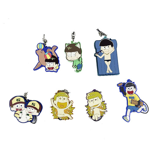 阿松点点子散货橡胶挂件一松空松十四松小松轻松椴松六子