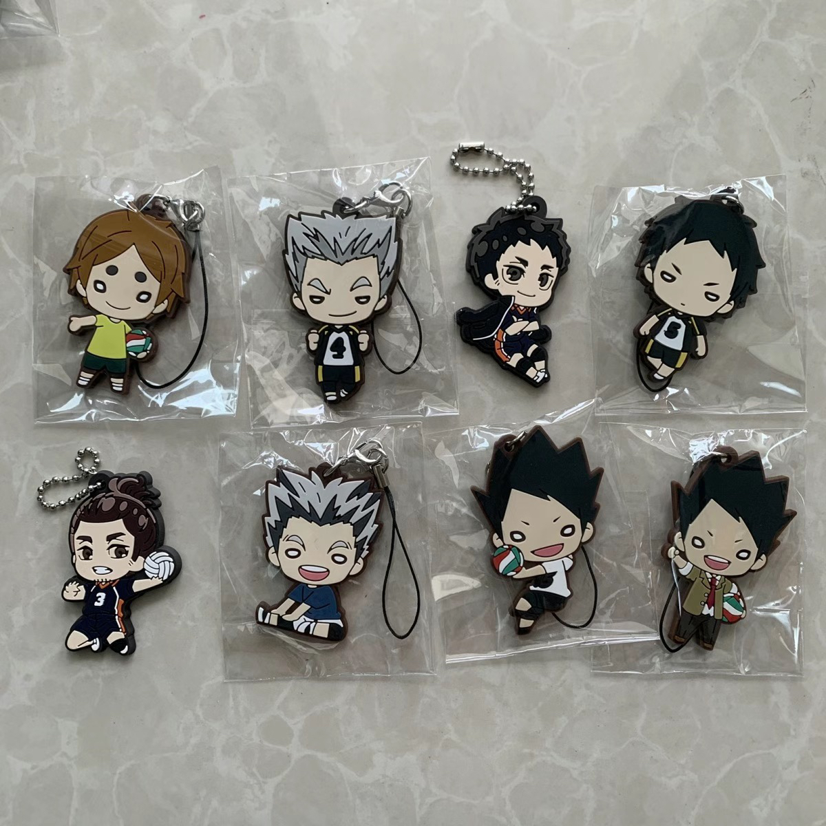 排球少年 日单散货 橡胶挂件 影山飞雄 月岛萤 及川彻 孤爪研磨