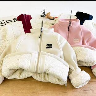 儿童蚕丝校服内搭神器男童女童保暖外套中大童 四合一超厚棉袄