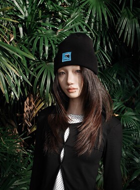 PuffFrog Pull On Beanie泡芙蛙蓝标保暖简约针织帽冷帽