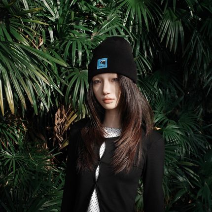 PuffFrog Pull On Beanie泡芙蛙蓝标保暖简约针织帽冷帽