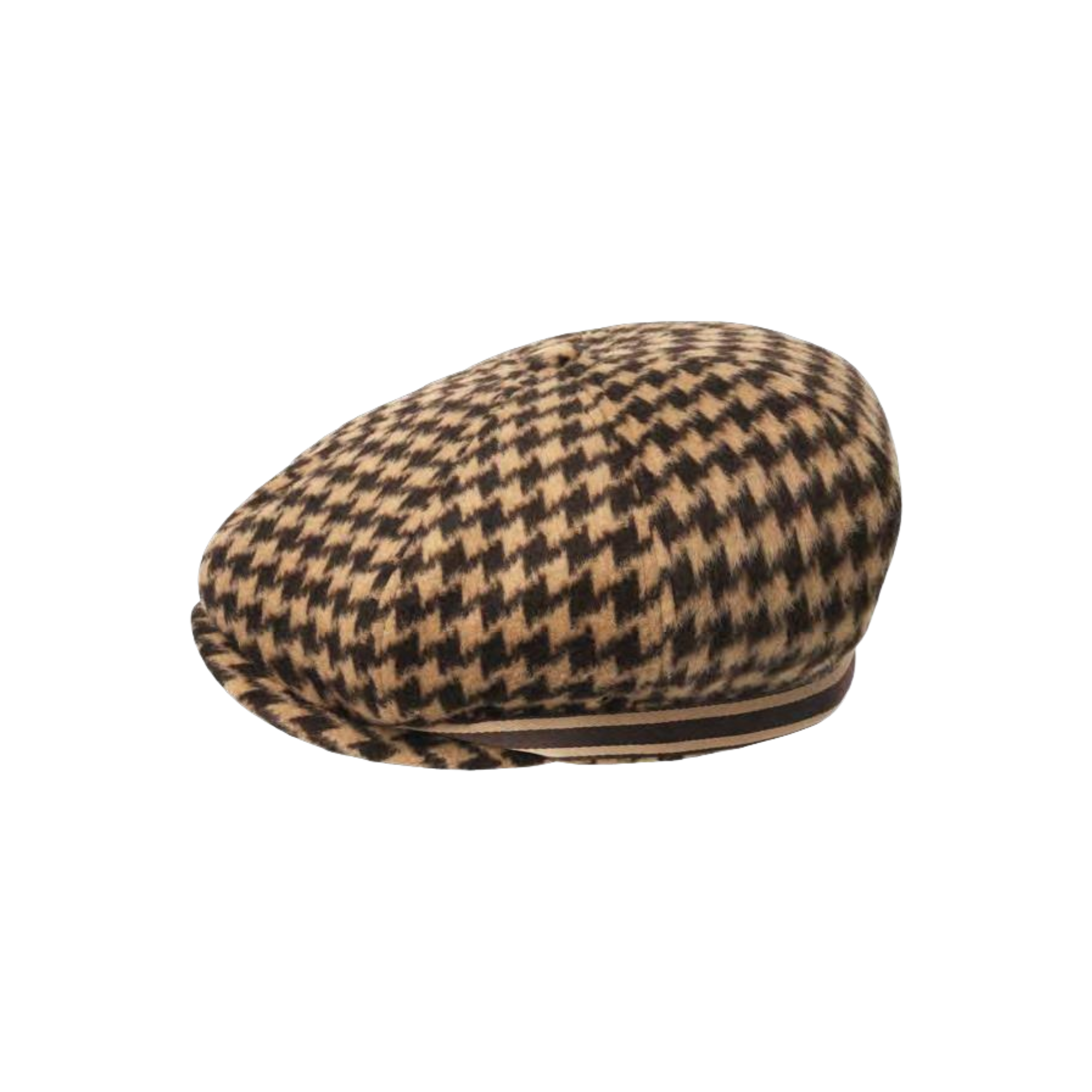 Kangol Block Zig Driving Cap袋鼠千鸟格短檐驾驶帽