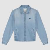 Logo arte Heart Jacket心形标志夹克牛仔拉链翻领外套