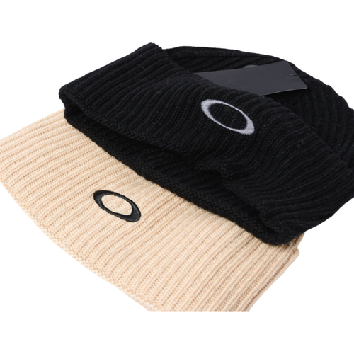 欧克利椭圆刺绣罗纹帽滑雪帽冷帽