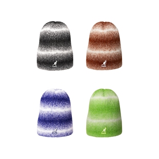 Way Beanie袋鼠渐变色混纱双向拉伸冷帽男女 Heathered Kangol
