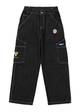 PuffFrog Workwear Denim Pants泡芙蛙赤耳原牛刺绣工装牛仔长裤