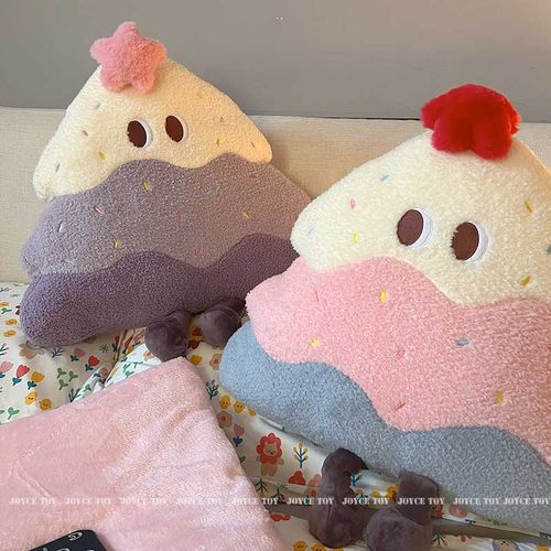 沙发抱枕小毯子二合一被子