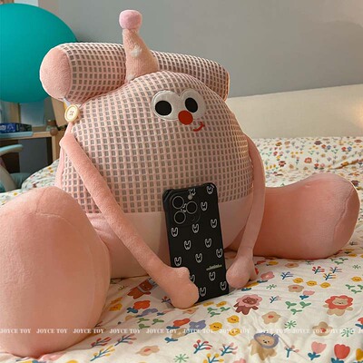 床头靠垫软包护腰靠枕大靠背沙发抱枕床上看书枕头孕妇宿舍学生夏