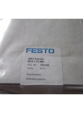 实拍现货FESTO全新原装压力开关SDE1-D10-G2-W18-C-P2-M8 192766