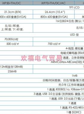 LS产电 人机界面 XP30-TTA/DC（已停产，替代型号 eXP30-TTA/DC)