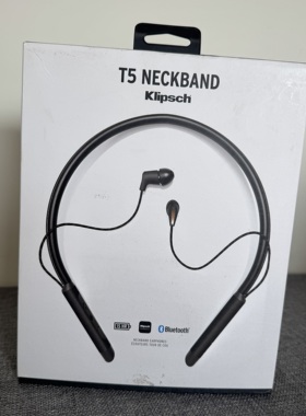 klipsch/杰士 T5 Neckband 颈挂式蓝牙耳机