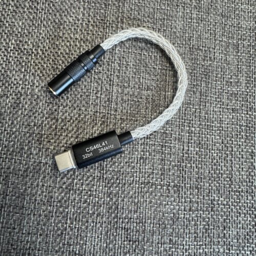 Type-C CS46L41 HiFi便携式数字音频解码发烧耳放DAC小尾巴转接头