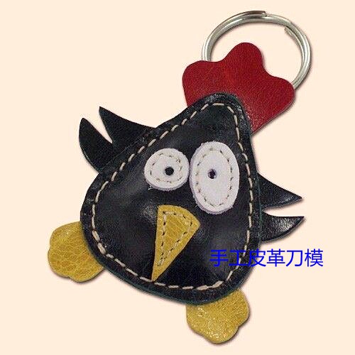 手工皮革工具手工皮革 刀模  小鸡挂件   鸡年挂件J2