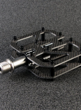 辉哥HUOOGE J9 mini碳纤维轴承脚踏板公路折叠车自行车三培林脚踏