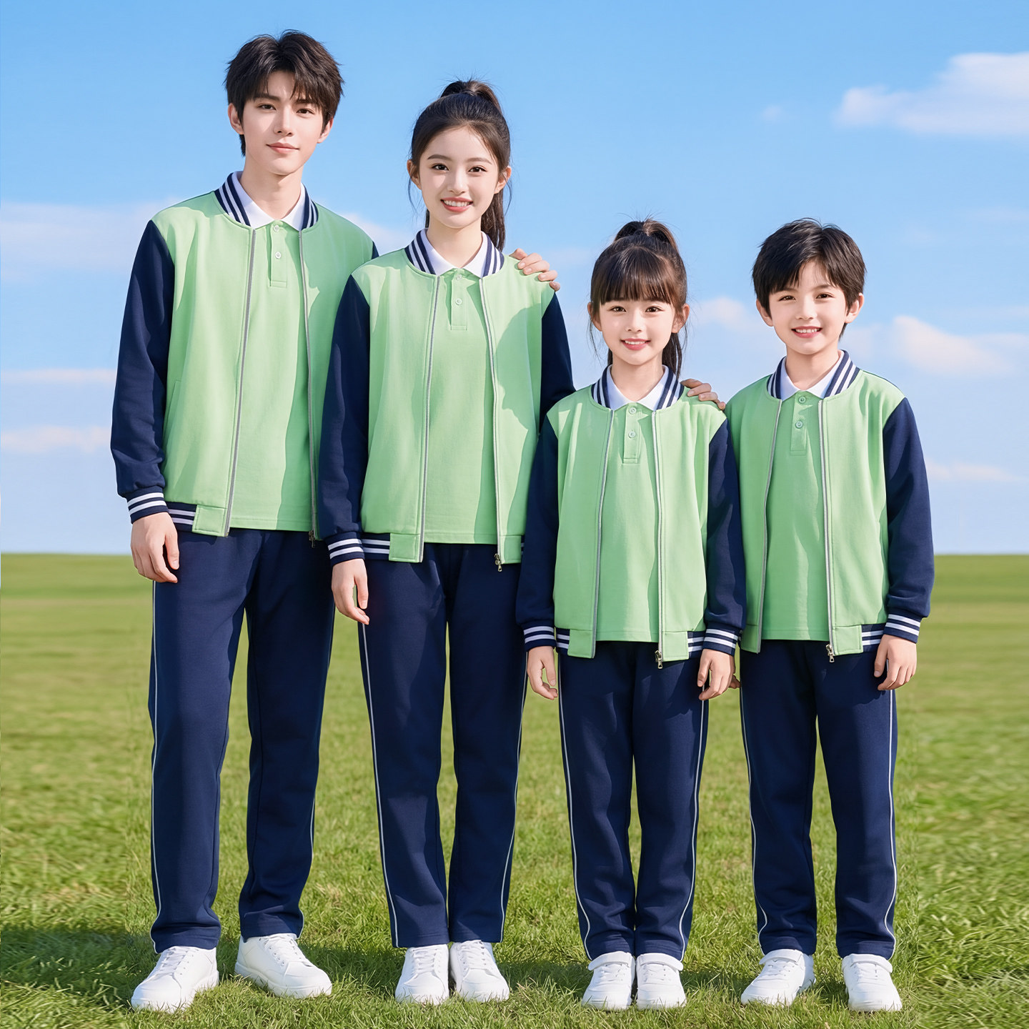 辽宁鞍山市统一校服小学生春秋款校服/园服