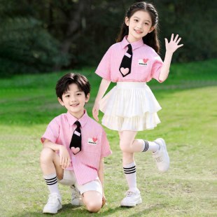 六一儿童演出服夏季幼儿园毕业照班服小学生朗诵合唱比赛表演服装