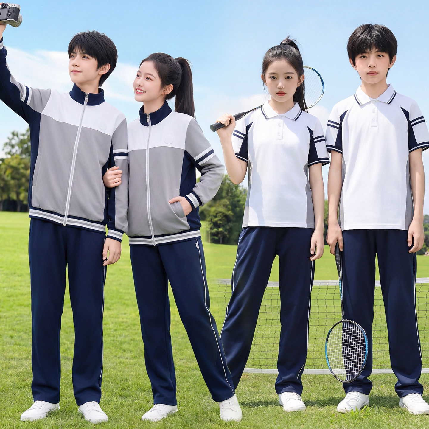 辽宁鞍山市统一校服初中生春秋款校服/园服