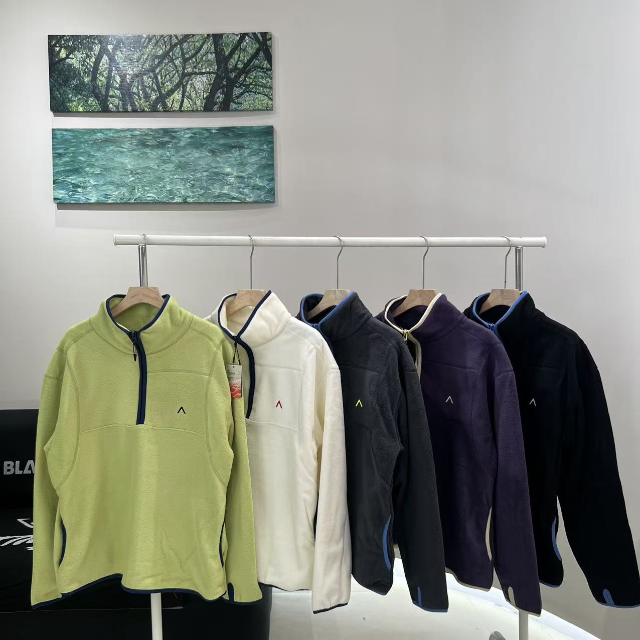 立领摇粒绒卫衣柔软保暖半拉链上衣抓绒衣外套