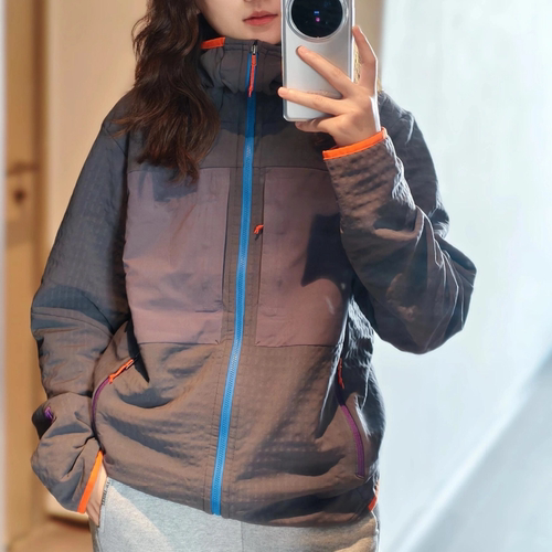 R2户外系列】男女款立体剪裁轻三防连帽夹克/轻量防风休闲夹克