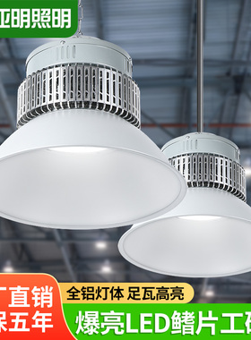 上海亚明led工矿灯厂房灯工厂车间照明羽毛球馆专用灯超亮矿吊灯