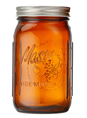 mason jar 美式斗草茶色避光棕色梅森罐咖啡豆保湿密封梅森罐