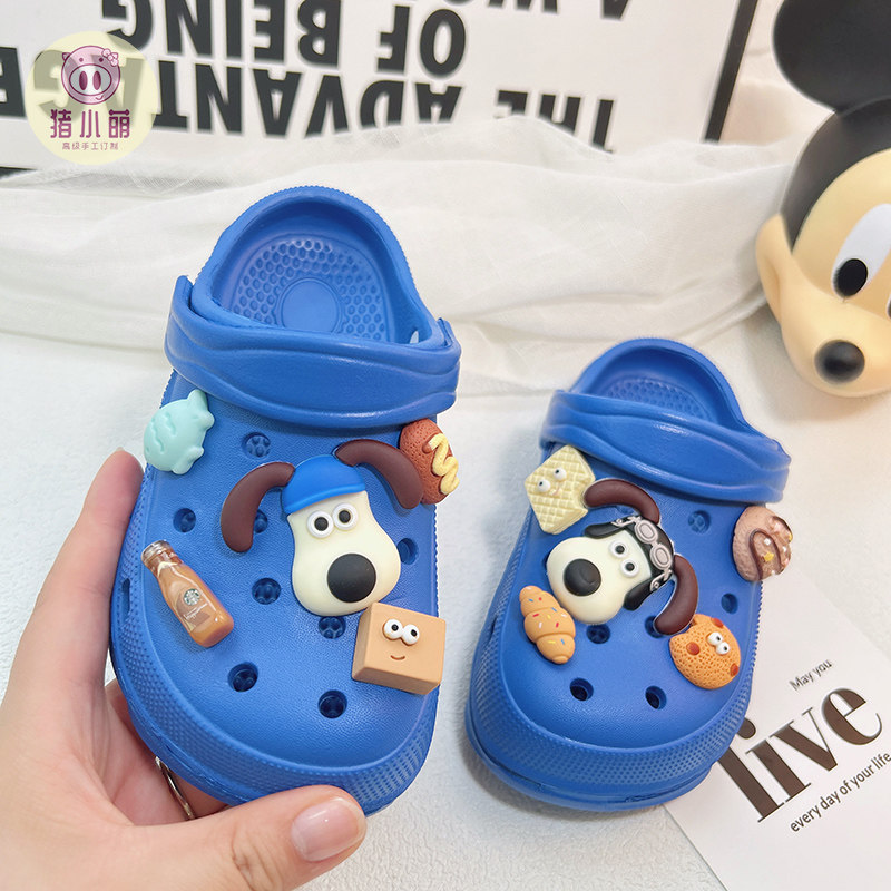 儿童洞洞鞋男童女童2026新款沙滩鞋防滑拖鞋女孩男款女款凉鞋夏季