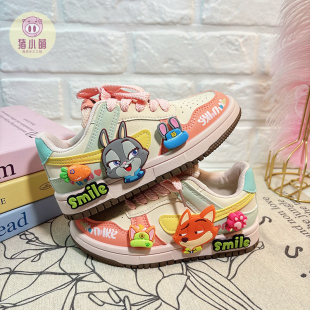 女童板鞋女款春夏2026新款今年流行爆款女孩春季鞋子幼儿童运动鞋
