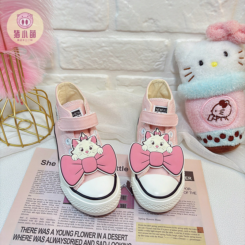 2026新款今年流行爆款儿童板鞋高帮女宝宝帆布鞋透气休闲女童鞋子