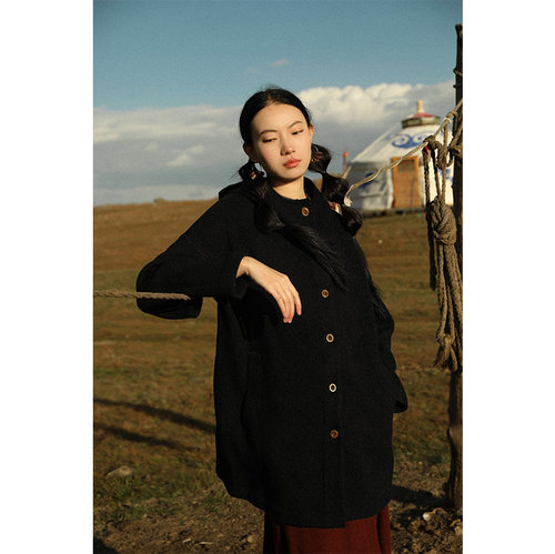 【玲珑纱钻石纹】云栖橪高克重重磅玲珑纱钻石纹加密连帽大衣