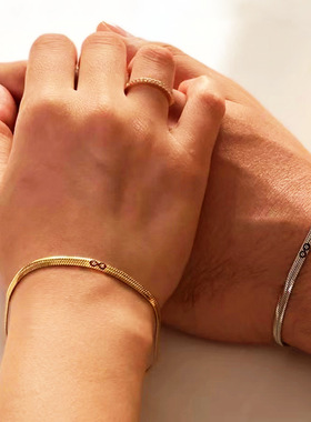 金银两色新款无限永恒爱8字手链