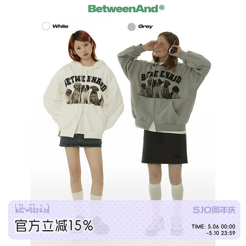 明星同款狗狗家族开衫卫衣