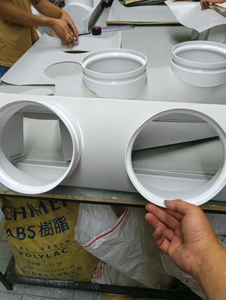 中央空调静压箱 风管机消音分风箱 ABS保温出风箱定制