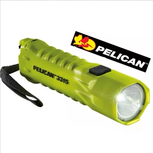 派力肯3315LED电筒 防爆电筒3325电筒pelican 防水溅三节五号电池