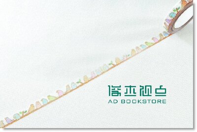 现货 日本進口nami.nami-Deco和紙膠帶 - 熊本熊. 鳥(TM00217 )