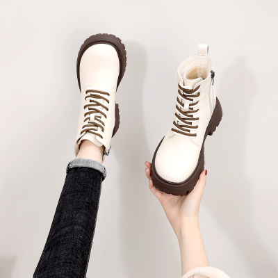 2025新款马丁靴橡胶圆头短靴