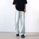 莱赛尔天丝牛仔裤男夏季薄款长裤宽松直筒冰丝裤A155-HC208-TP51，男装牛仔裤，电商A155-1
