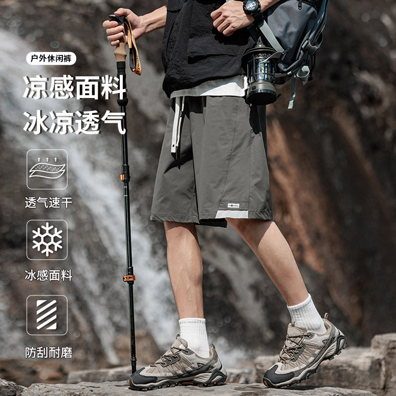 美式潮牌复古工装短裤男夏季宽松直筒休闲五分裤A155-WD206-TP35,男装牛仔裤,电商A155-1