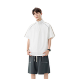 时尚短袖套装男2025夏韩版宽松青年帅气短袖短裤A155-DTZ02-TP68，男装牛仔裤，电商A155-1