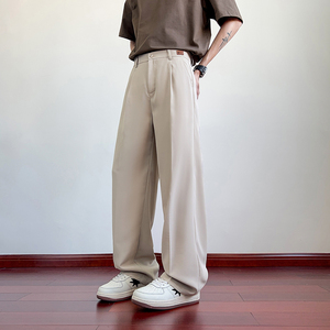 男士冰丝长裤夏季速干弹力宽松凉感休闲西装裤 A155-JYFK203-TP46图片