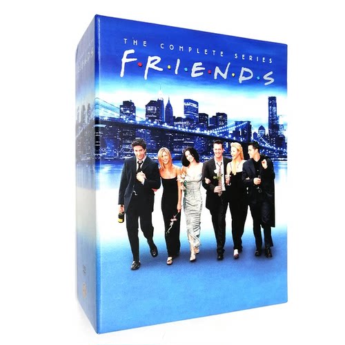 Friends老友记1-10季高清美剧英语原声DVD碟片完整版 纯英文 现货