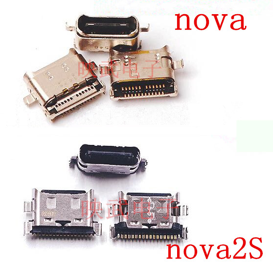 适用于华为nova nova2 nova2plus nova2S尾插 充电尾插 USB接口