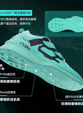 CASTIRON LIFT综合训练鞋防滑耐磨橡胶底稳定支撑轻便健身鞋