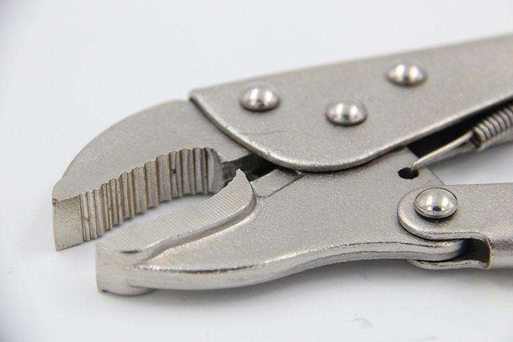 大力钳子10寸c型圆口扁嘴夹持钳平口钳固定快速夹子夹钳工具