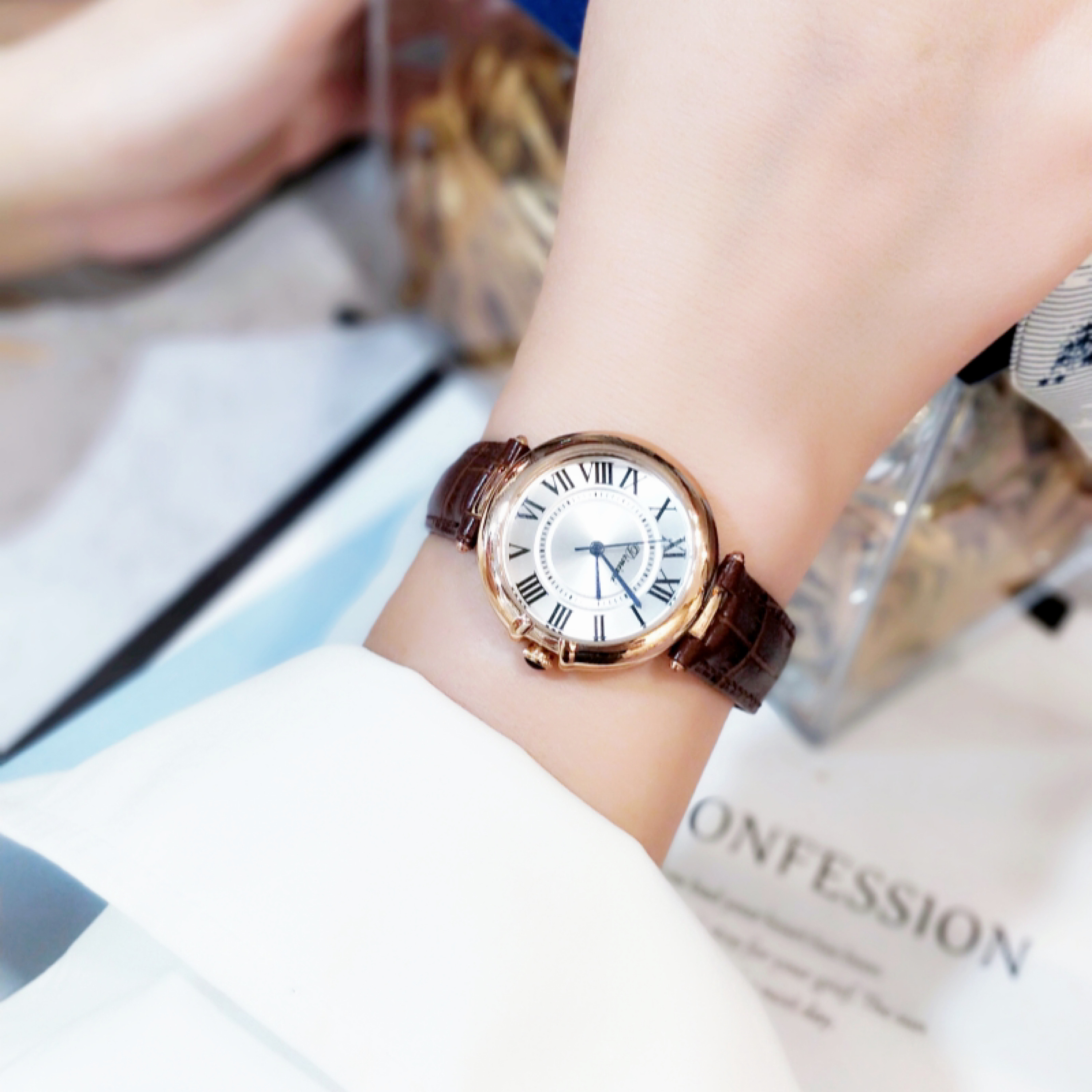 蒂米妮气球复古女士小众手表正品