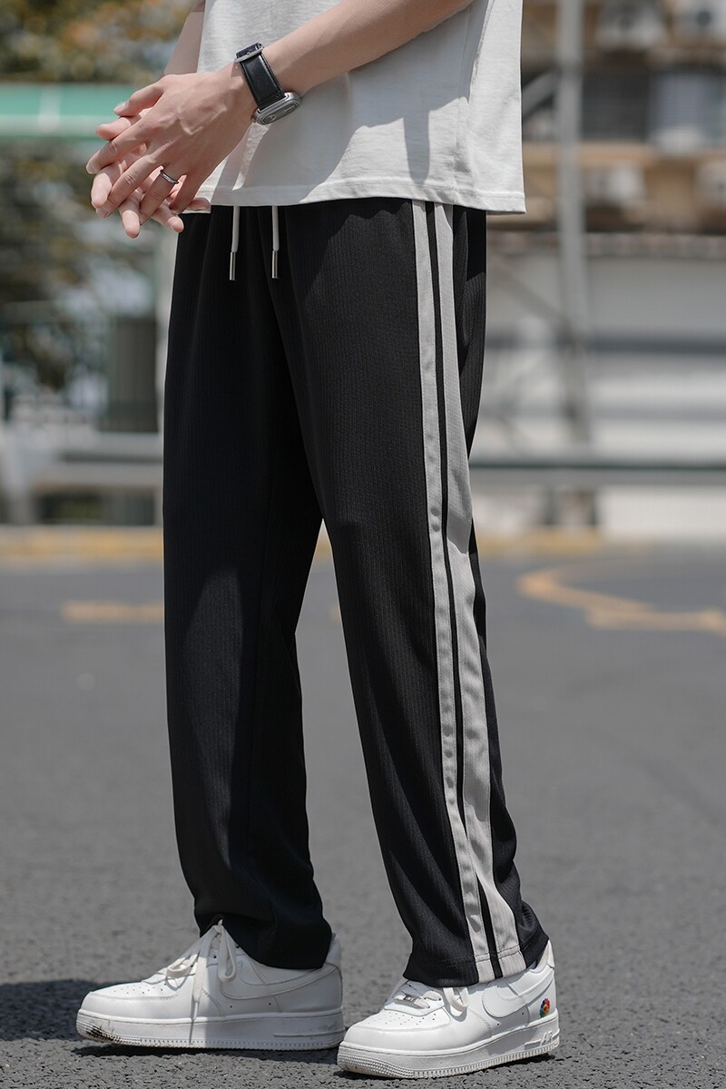 2024夏季新款男士长裤高街潮男透气轻便运动裤子A155-K23066-TP33,男装休闲裤,电商A155