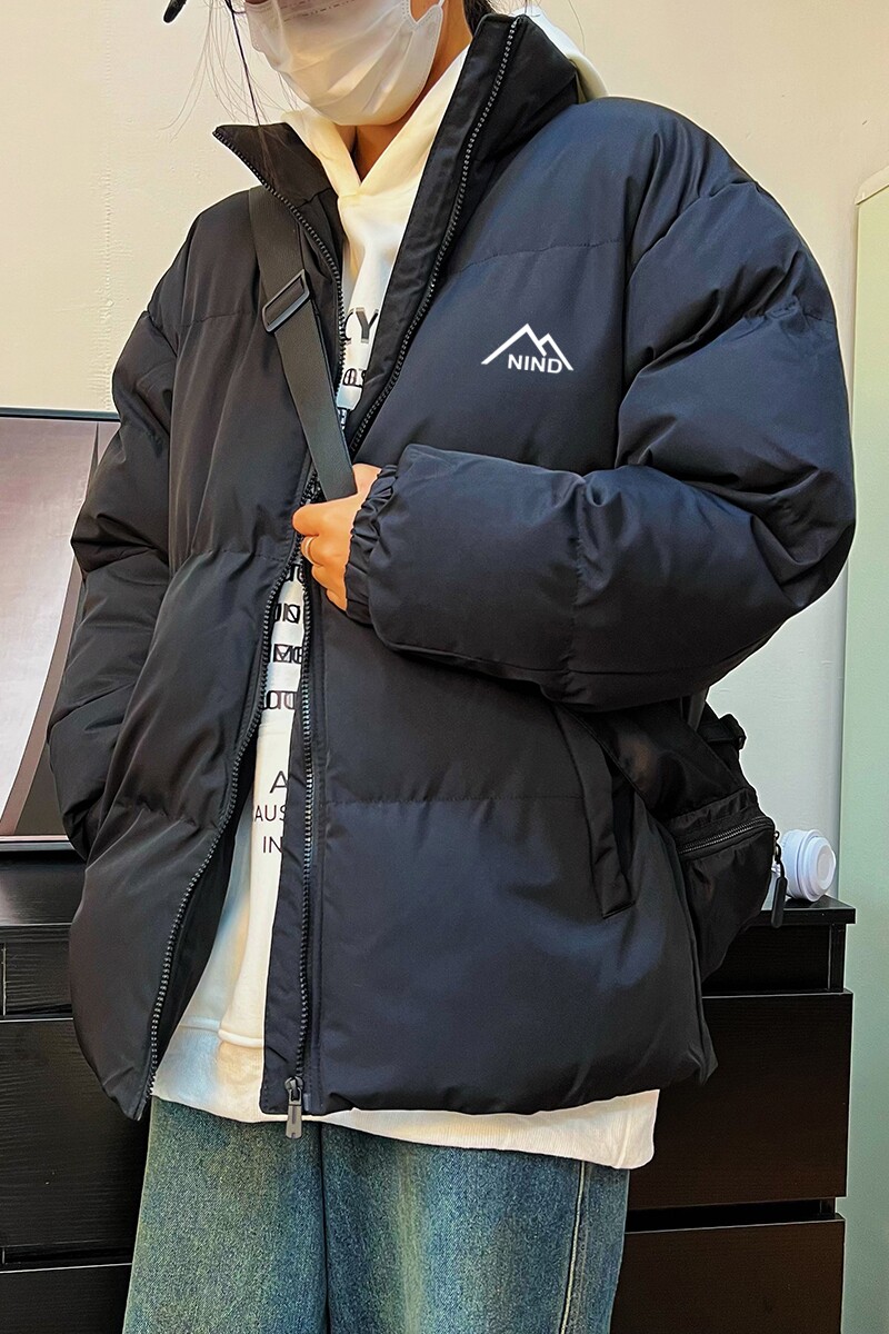 2023秋冬棉衣男宽松大码港风休闲潮流棉服外套简约A155-MM05-TP48,男装棉衣,电商A155