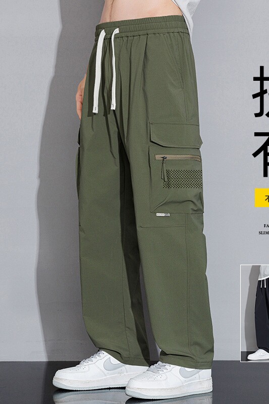 2024春季工装裤男宽松大码潮流直筒裤潮流休闲裤子A155-TK02-TP53,男装休闲裤,电商A155
