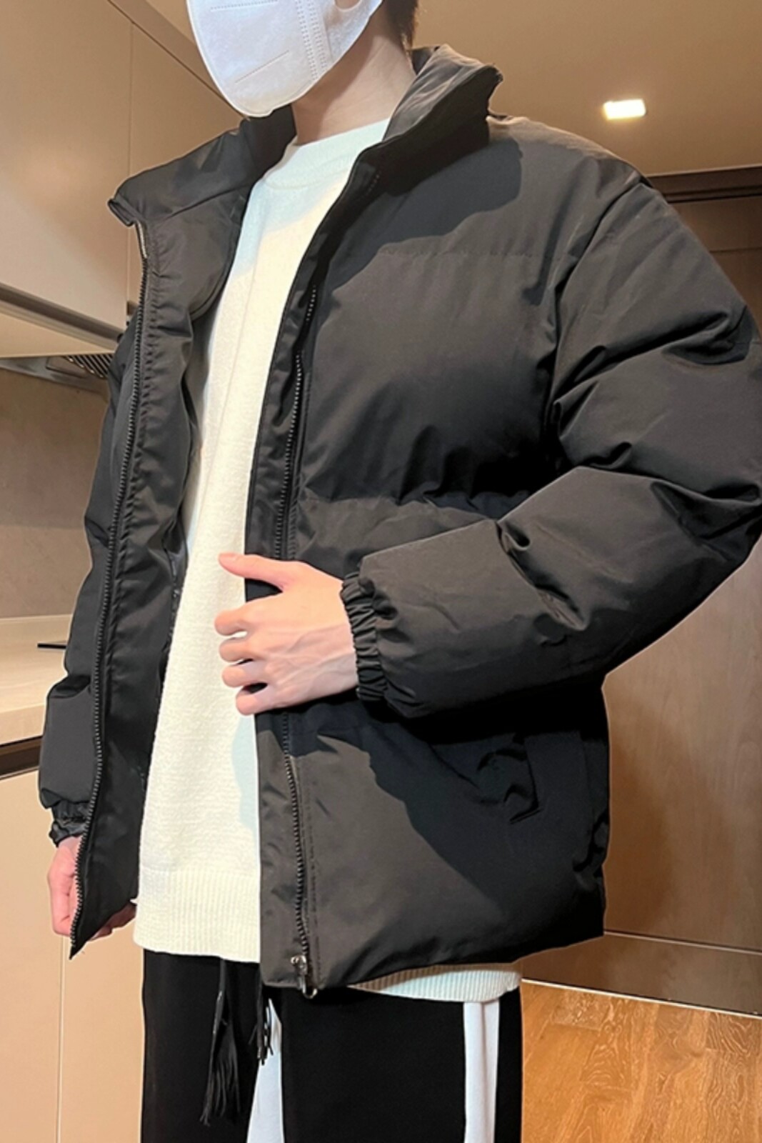 2024年冬季新款棉衣男高级感显瘦情侣款棉衣保暖A155-MM03-TP40,男装棉衣,电商A155