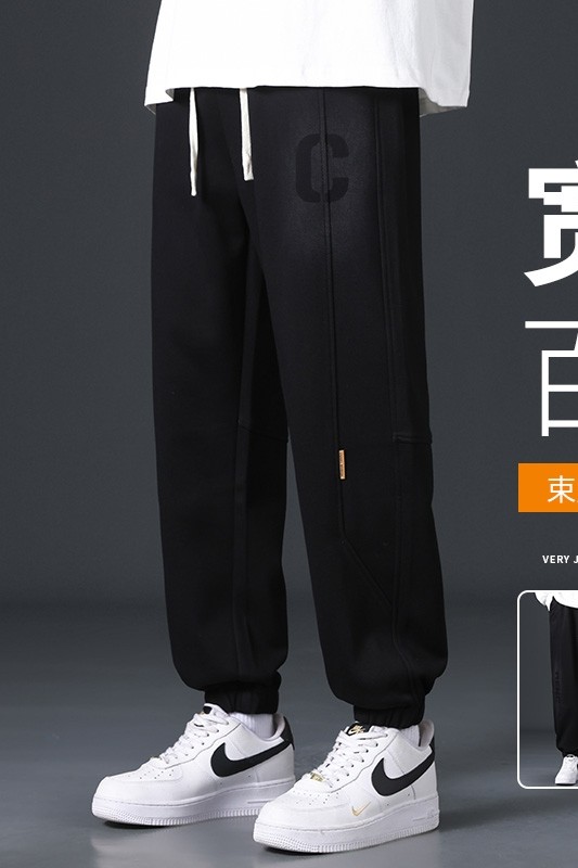 男运动休闲裤宽松百搭潮流裤九分裤抽绳束脚长裤A155-DDK21-TP46,男装牛仔裤,电商A155